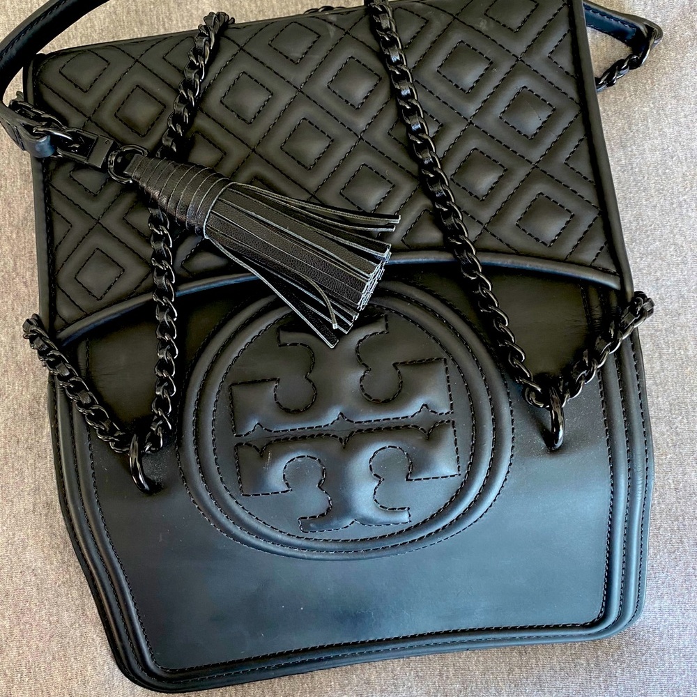 Tory Burch MATTE Black Crossbody/Shoulder Bag